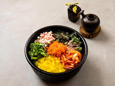 魚籽拌飯
